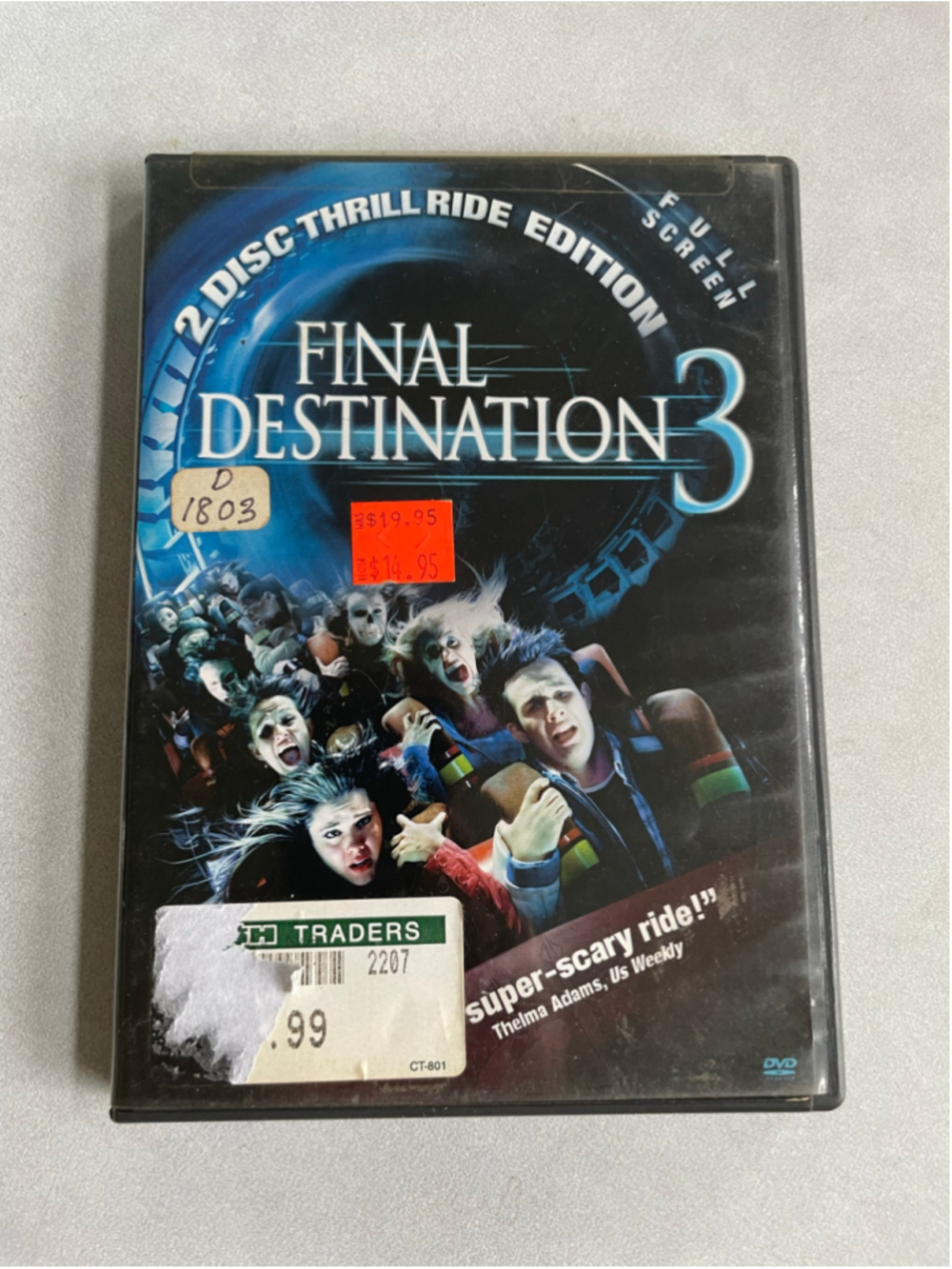 Final Destination 3 DVD 2-Disc Thrill Ride Edition Horror Movie